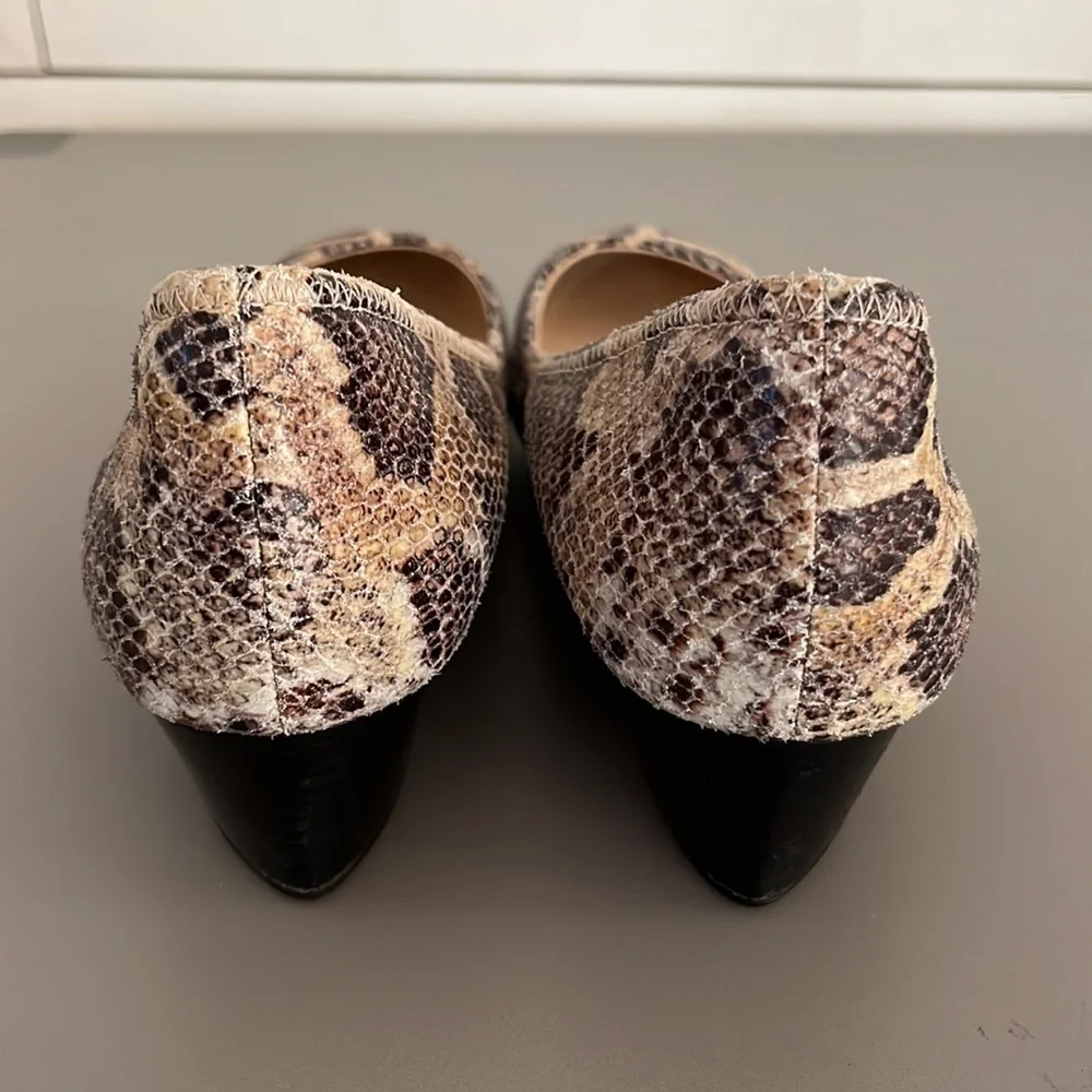 Cole Haan wedge snake print shoe size 10 - Picture 7 of 8